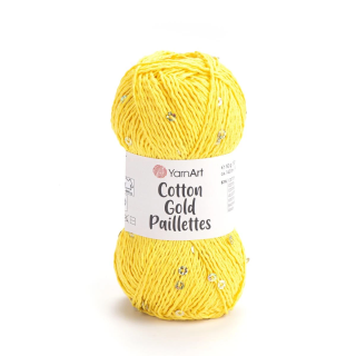 Cotton Gold Paillettes  